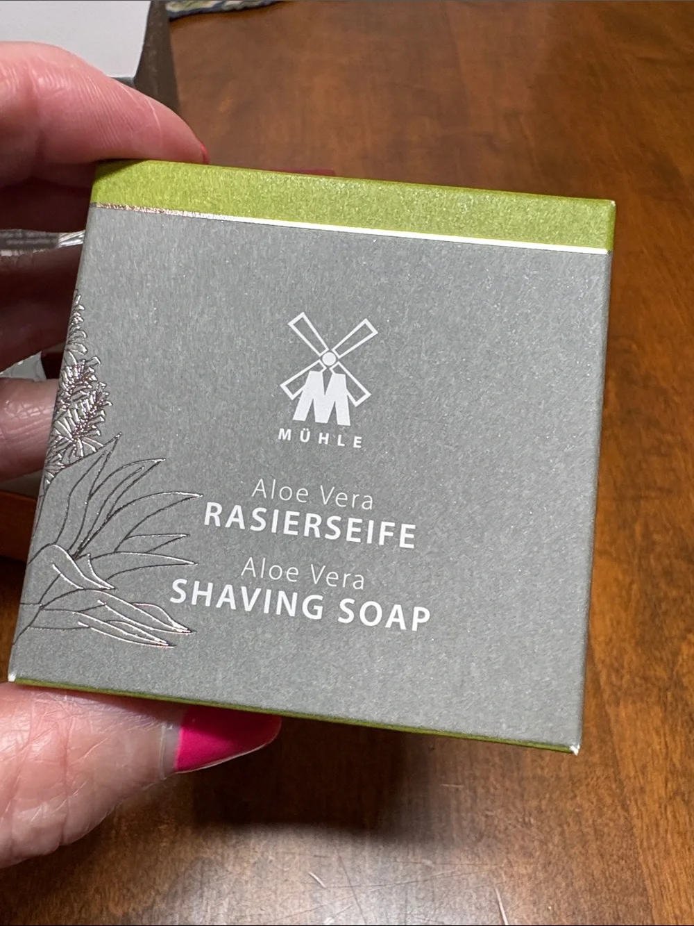 Shaving Soap Trio New in Boxes; Aloe Vera, Sandalwood, and Sea Buckthorn Scents